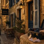 Collioures hotel au centre, vue mer, ruelle et port