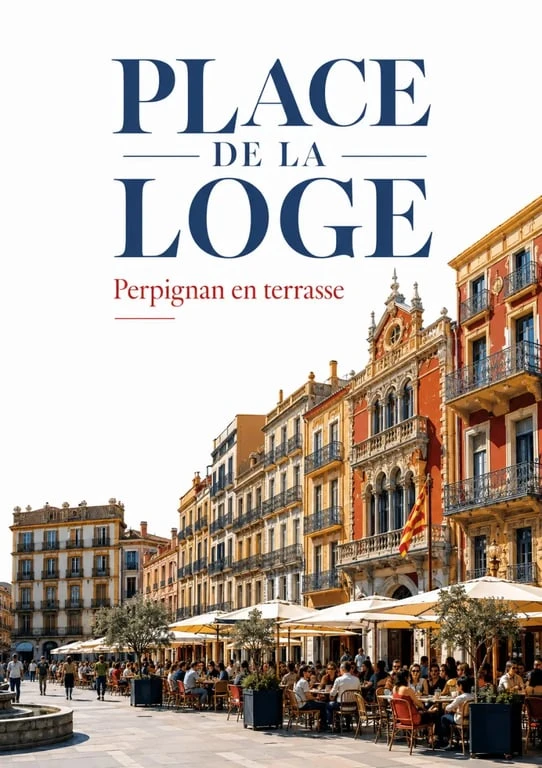 La place de la Loge, cœur historique à voir à Perpignan.