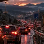 Frontière Perpignan Espagne : bouchons sur l’A9 près du Perthus