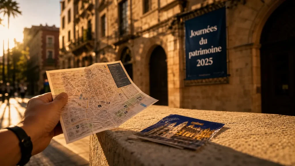 Journée du patrimoine 2025 perpignan : plan de visite au centre-ville à l’heure dorée