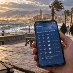 Météo perpignan pyrénées orientales : vent, rafales et prévisions heure par heure sur smartphone
