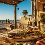 Restaurant bord de mer Perpignan à Canet : terrasse vue mer